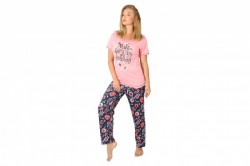 Ladies Short Sleeve Top with Pajama