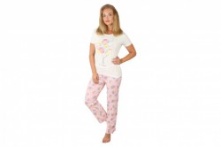 Ladies Short Sleeve Top with Pajama